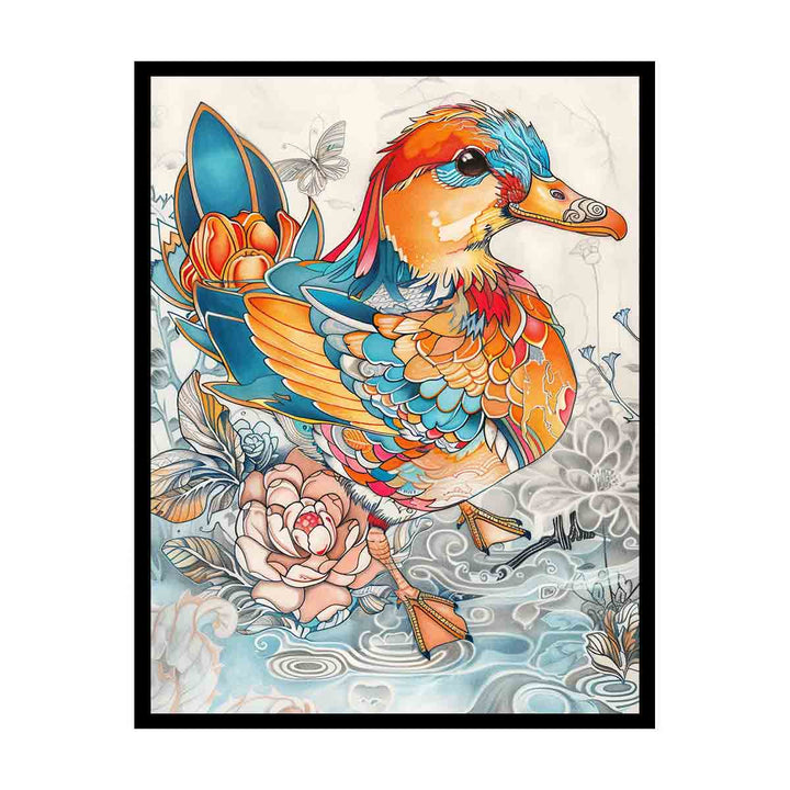 Duck Art canvas Print