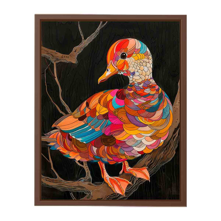 Colorful Duck Painting