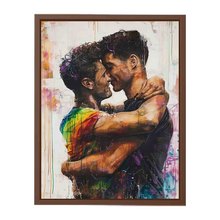 Young Hug  Painting