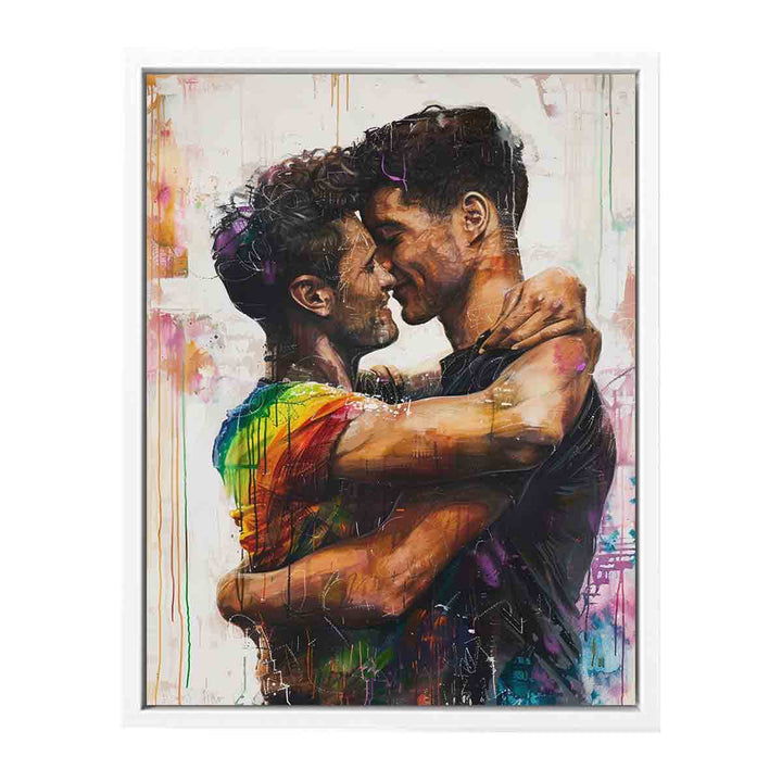 Young Hug  Painting