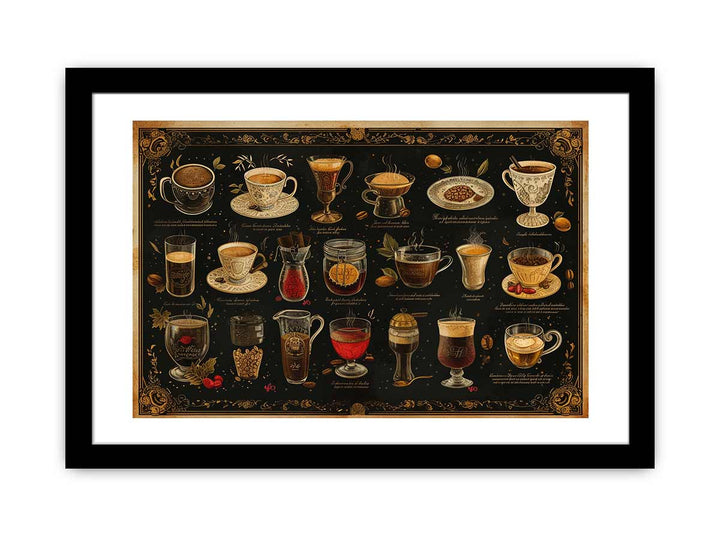 Coffee Art framed Print