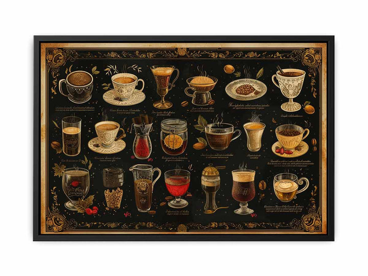 Coffee Art canvas Print