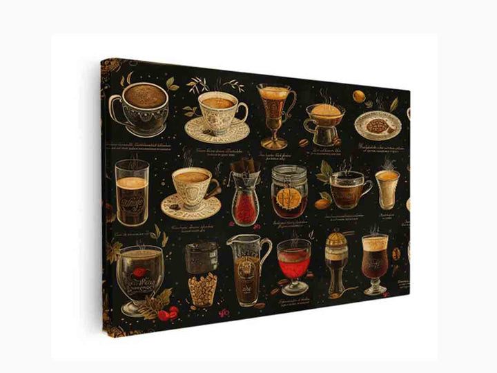 Coffee Art canvas Print