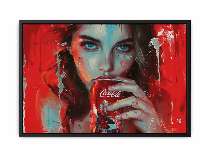 Coca Cola  Art canvas Print