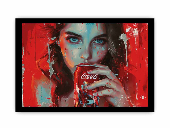 Coca Cola  Art framed Print