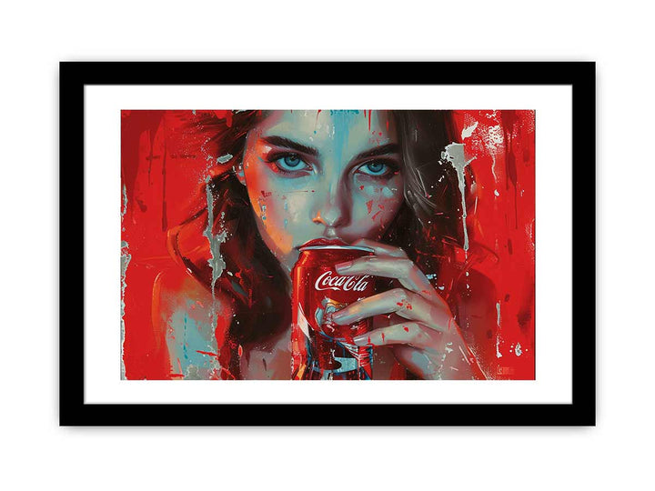 Coca Cola  Art framed Print