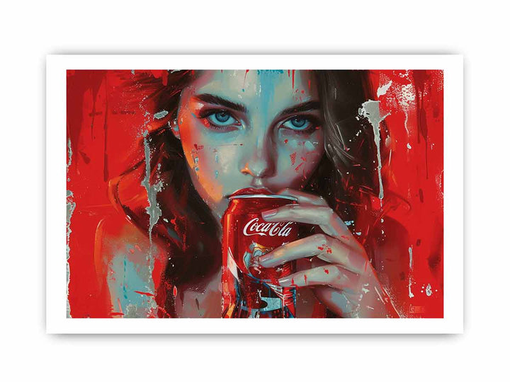 Coca Cola  Art framed Print