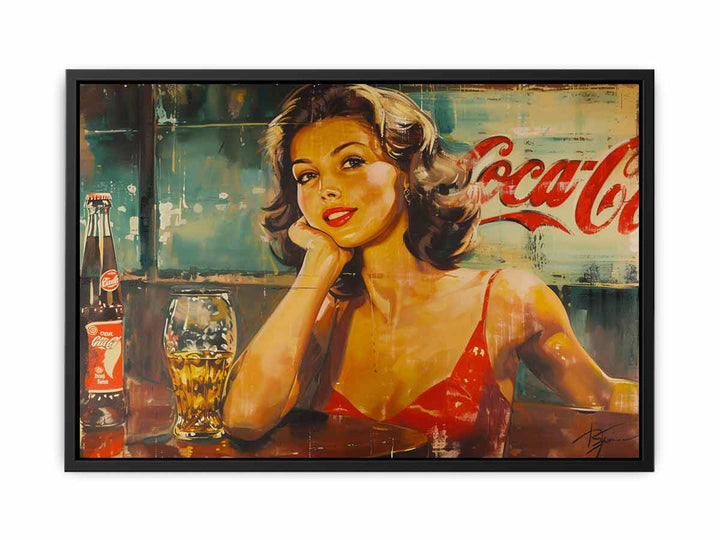 Coca Cola Art-2 canvas Print