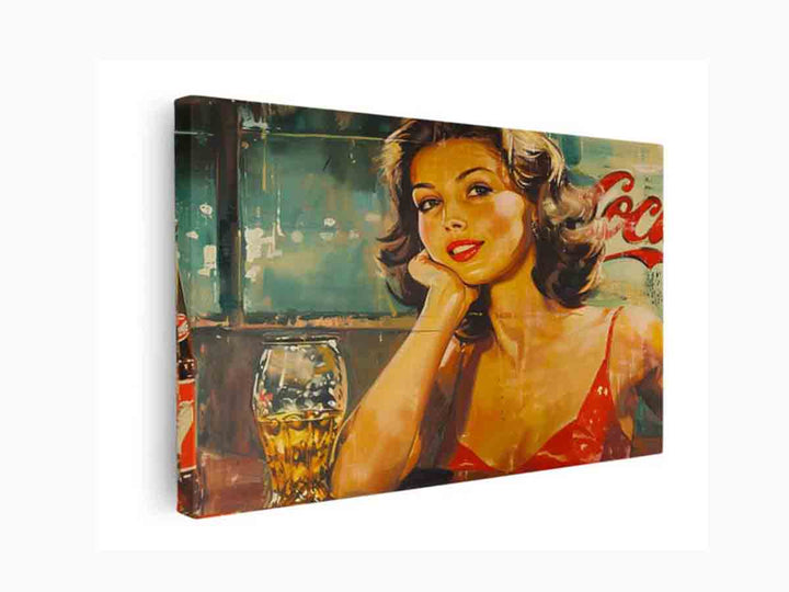 Coca Cola Art-2 canvas Print