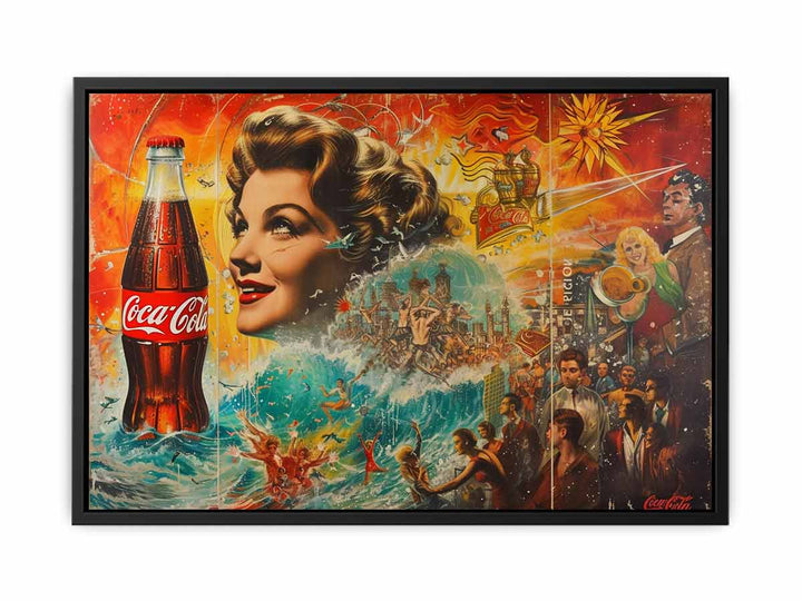 Cold Drink  Art canvas Print