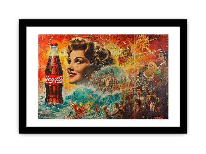 Cold Drink  Art framed Print