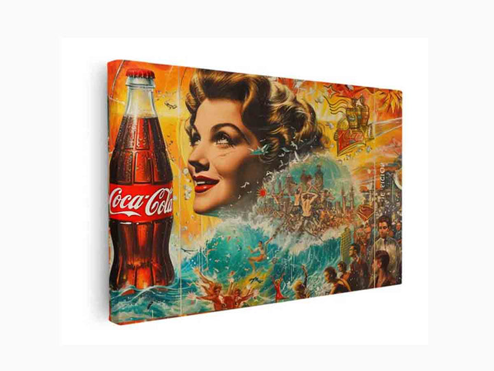 Cold Drink  Art canvas Print