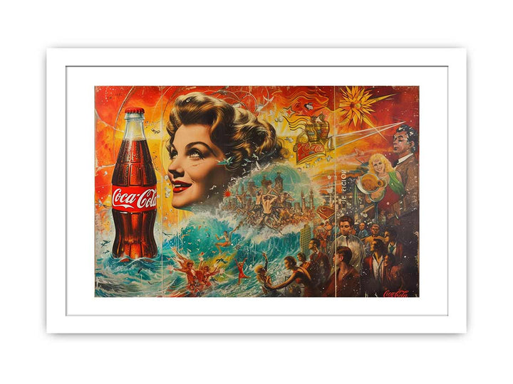 Cold Drink  Art framed Print