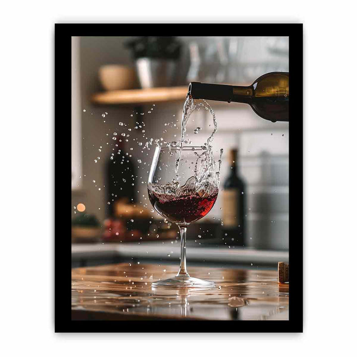 Red Wine  Art Print framed Print