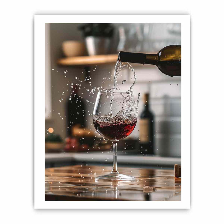 Red Wine  Art Print framed Print