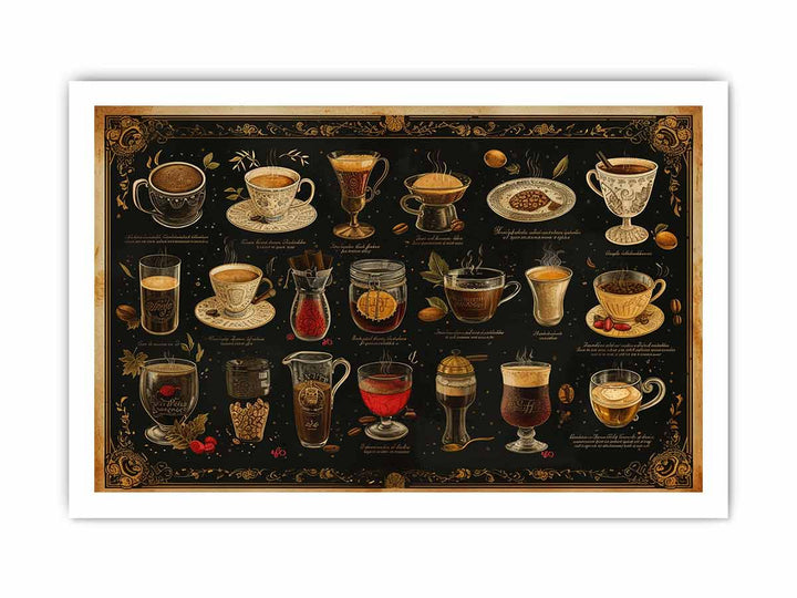 Coffee Art framed Print