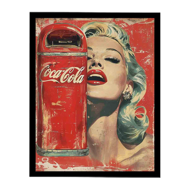 Coke  Painting canvas Print