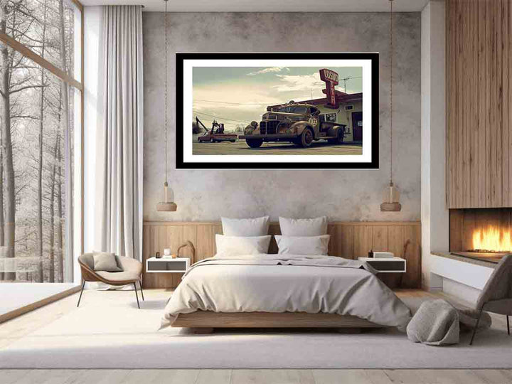 Vinatge Truck  Art Print