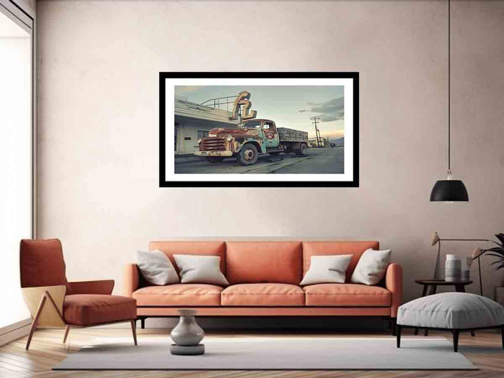 Vinatge Truck Wall Art Print