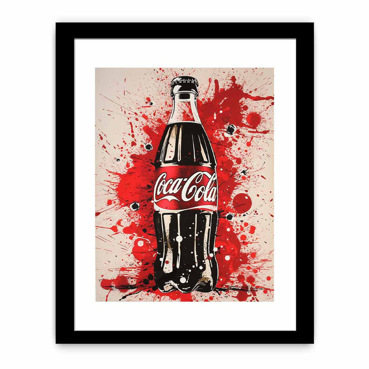 Coca Cola  Art framed Print