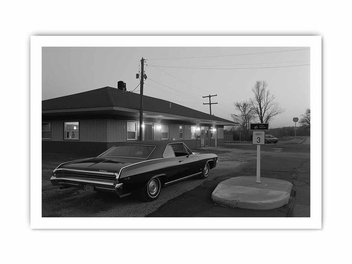 Country Motel  framed Print