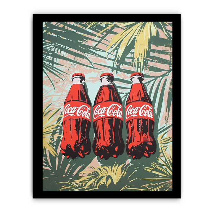 Coke  Painting framed Print