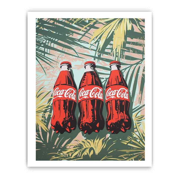 Coke  Painting framed Print