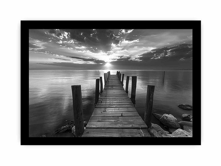 Jetty Frame print framed Print