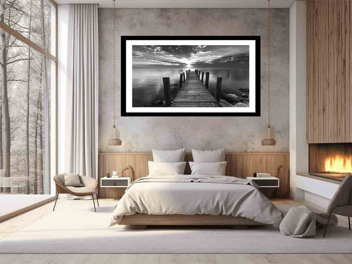 Jetty Frame print Art Print