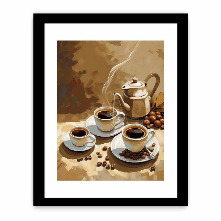 Coffee  Vinatge Art framed Print