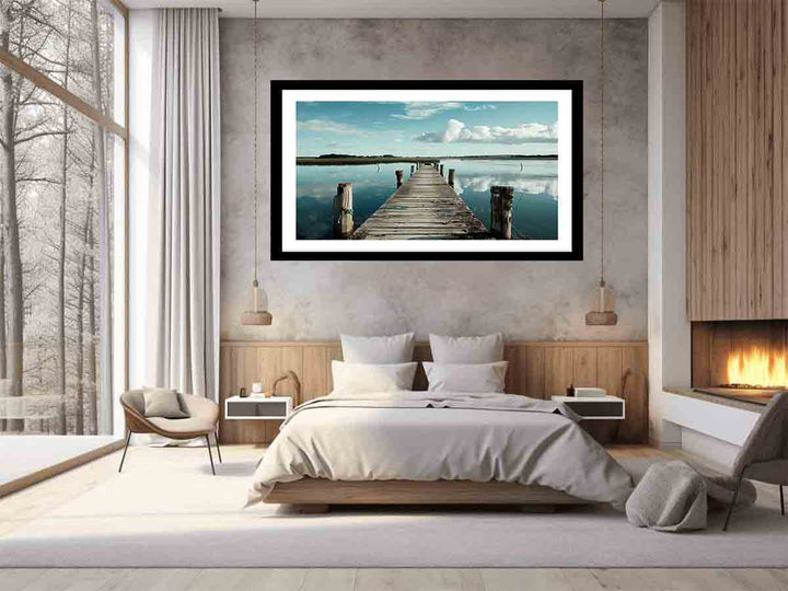 Sea Jetty Art Print