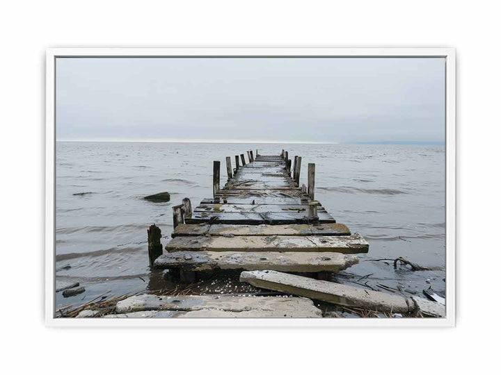 Broken Jetty Art Painting