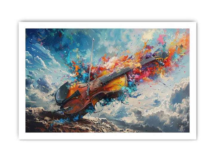 Music Art Print framed Print