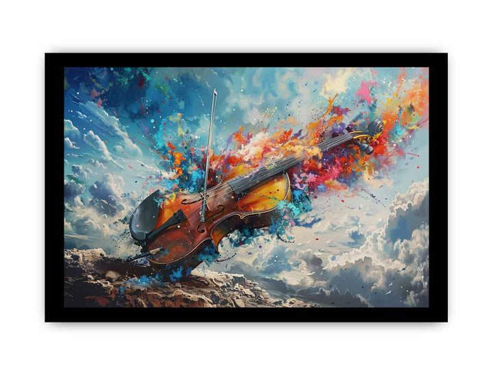 Music Art Print framed Print