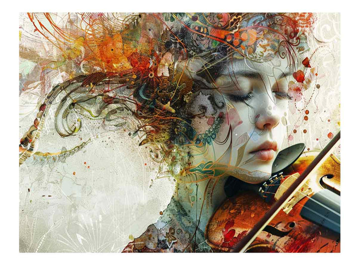 Music Painting Art Print