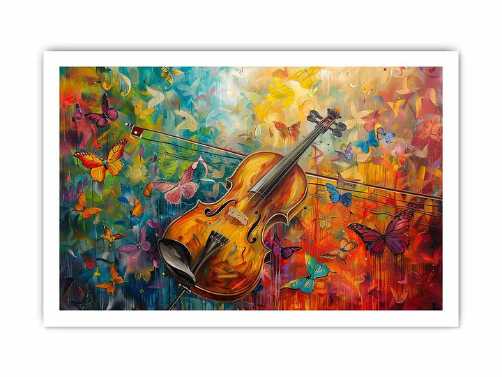 Music Art Painting framed Print