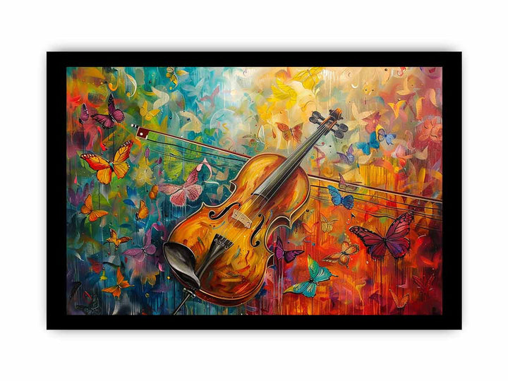 Music Art Painting framed Print