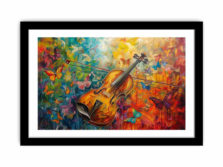 Music Art Painting framed Print