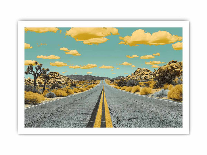 Dream Road   Painting framed Print