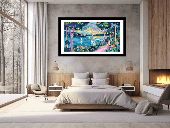 River Painting Art Print