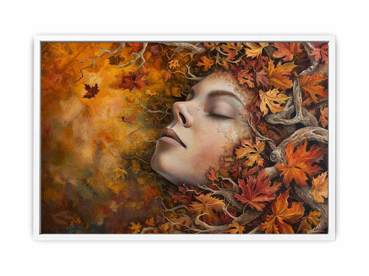 Thought in Fall art Painting