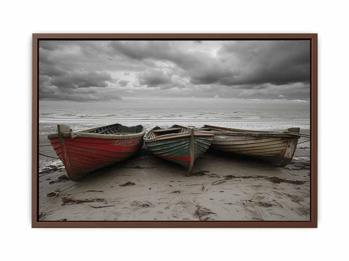 Three Boats Painting