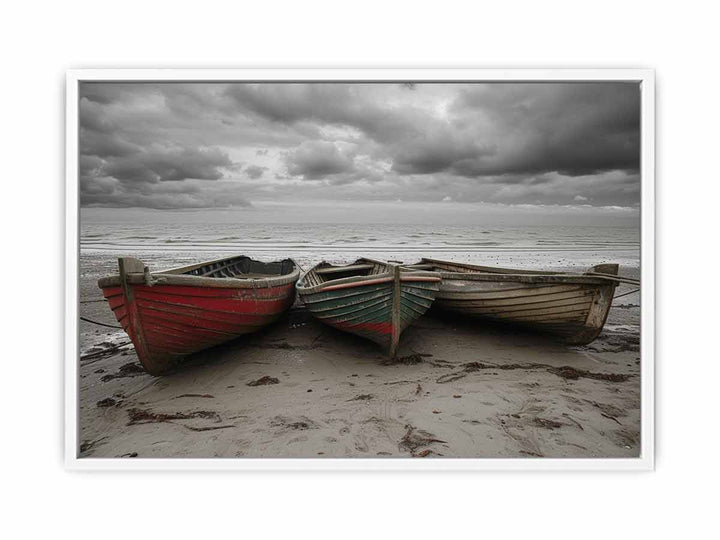 Three Boats Painting