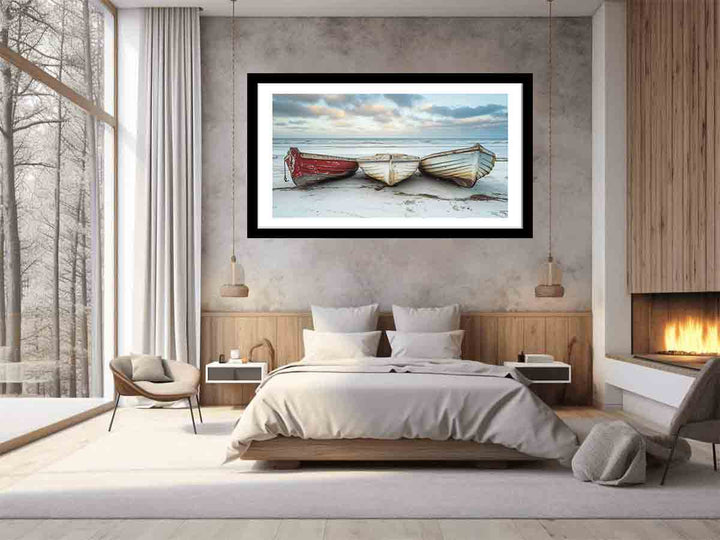 Three Boats  Art Print