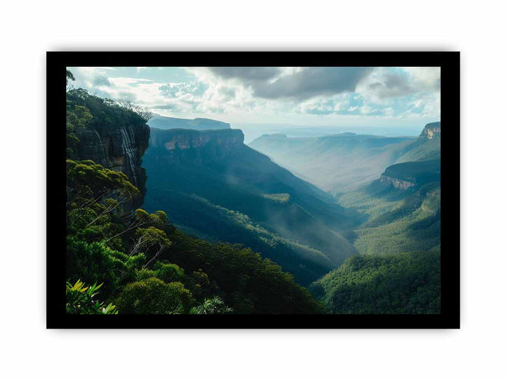 Blue Mountians Sydney framed Print