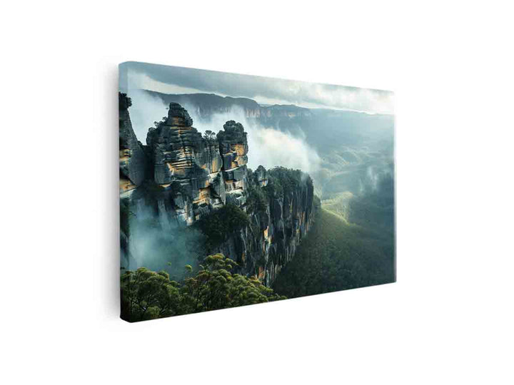 Blue Mountians Sydney Art canvas Print