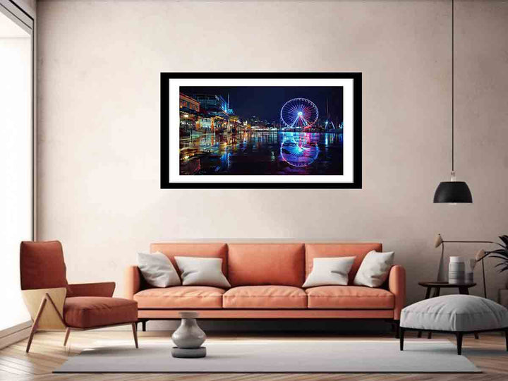 Darling Harbour Night Art Print