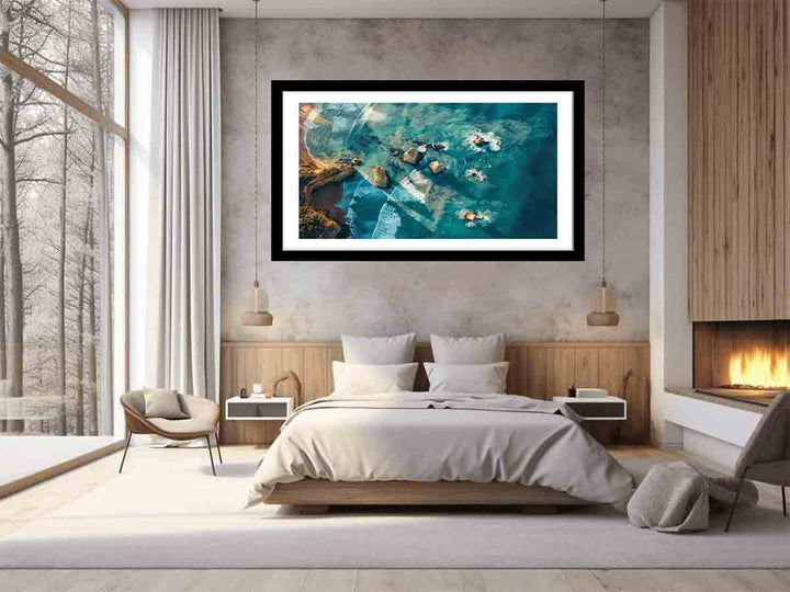 Great Ocean Road Drone View  Art Print