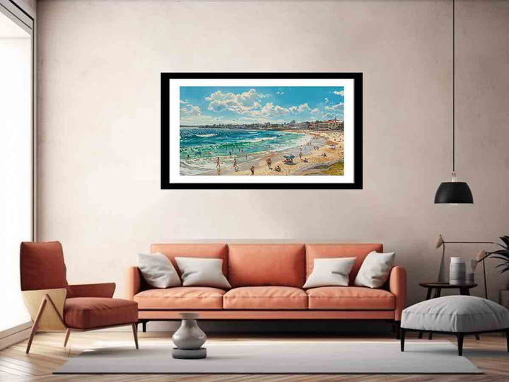 Bondi Beach Painting Art Print