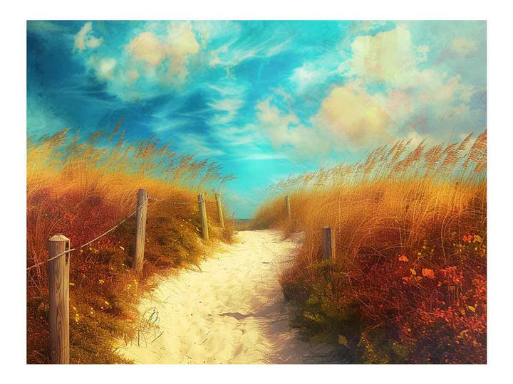 Beach Path Art 2 Print